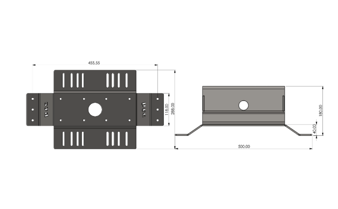 HTC depth sounder mount heavy