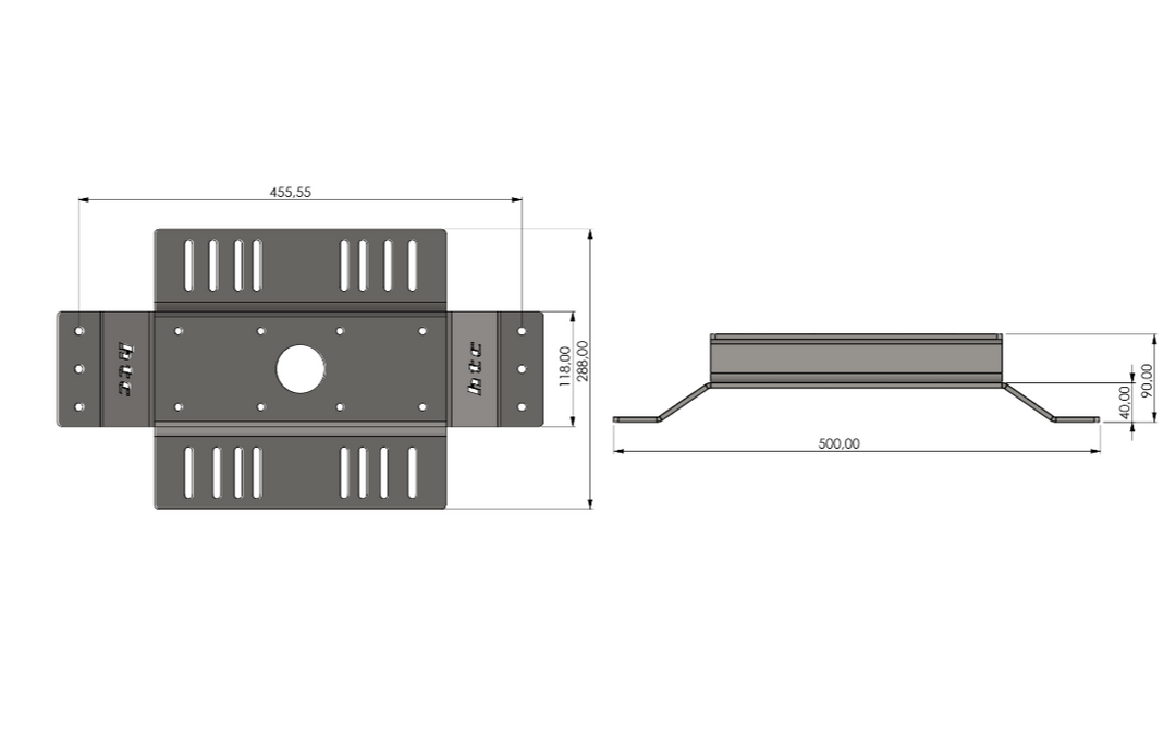 HTC depth sounder mount heavy