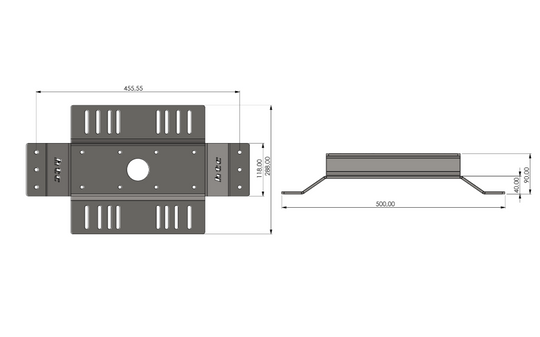 HTC depth sounder mount heavy