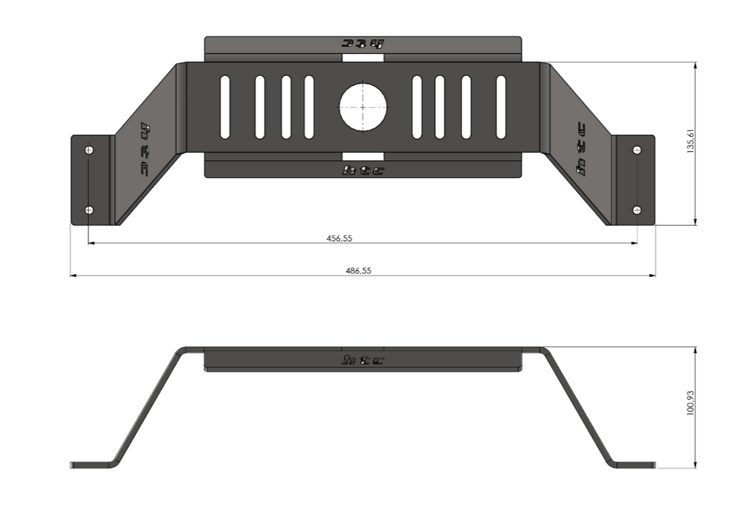 HTC depth sounder mount light