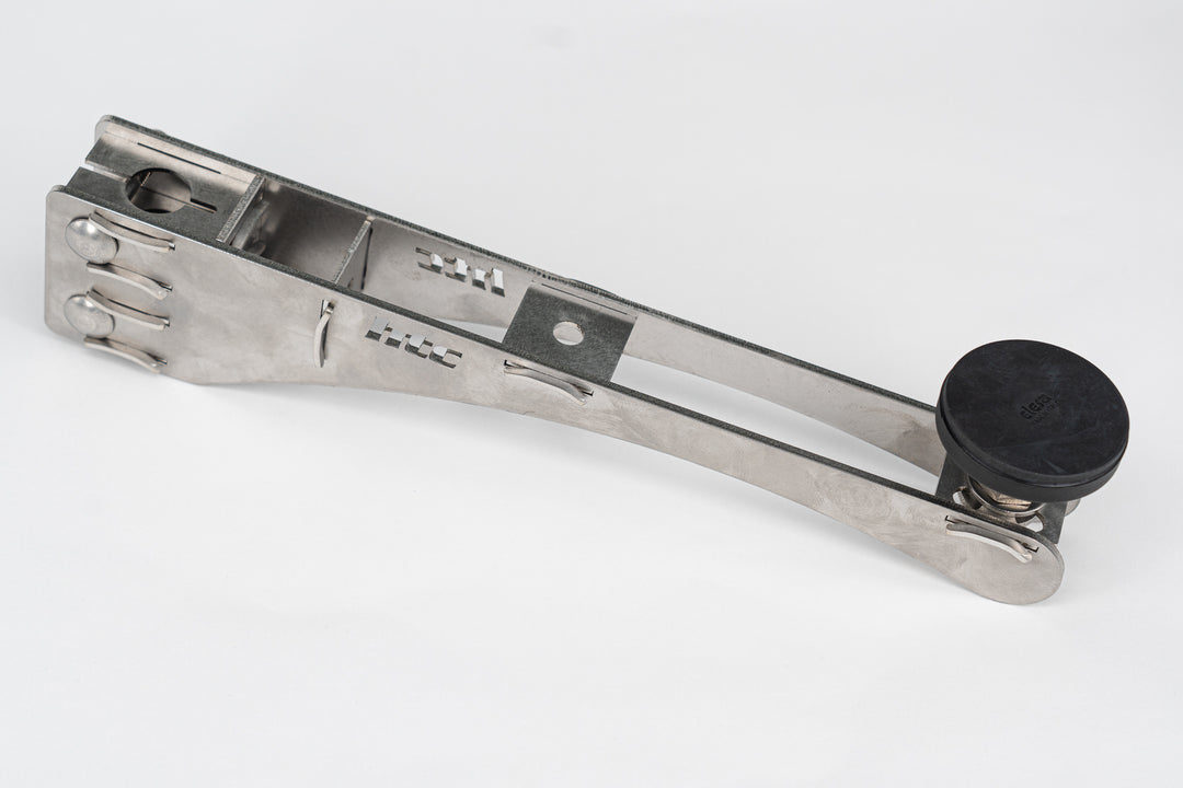 HTC Fußpedal aus V4A Edelstahl 1.4404 zur freihändigen Bedienung der Geberstange