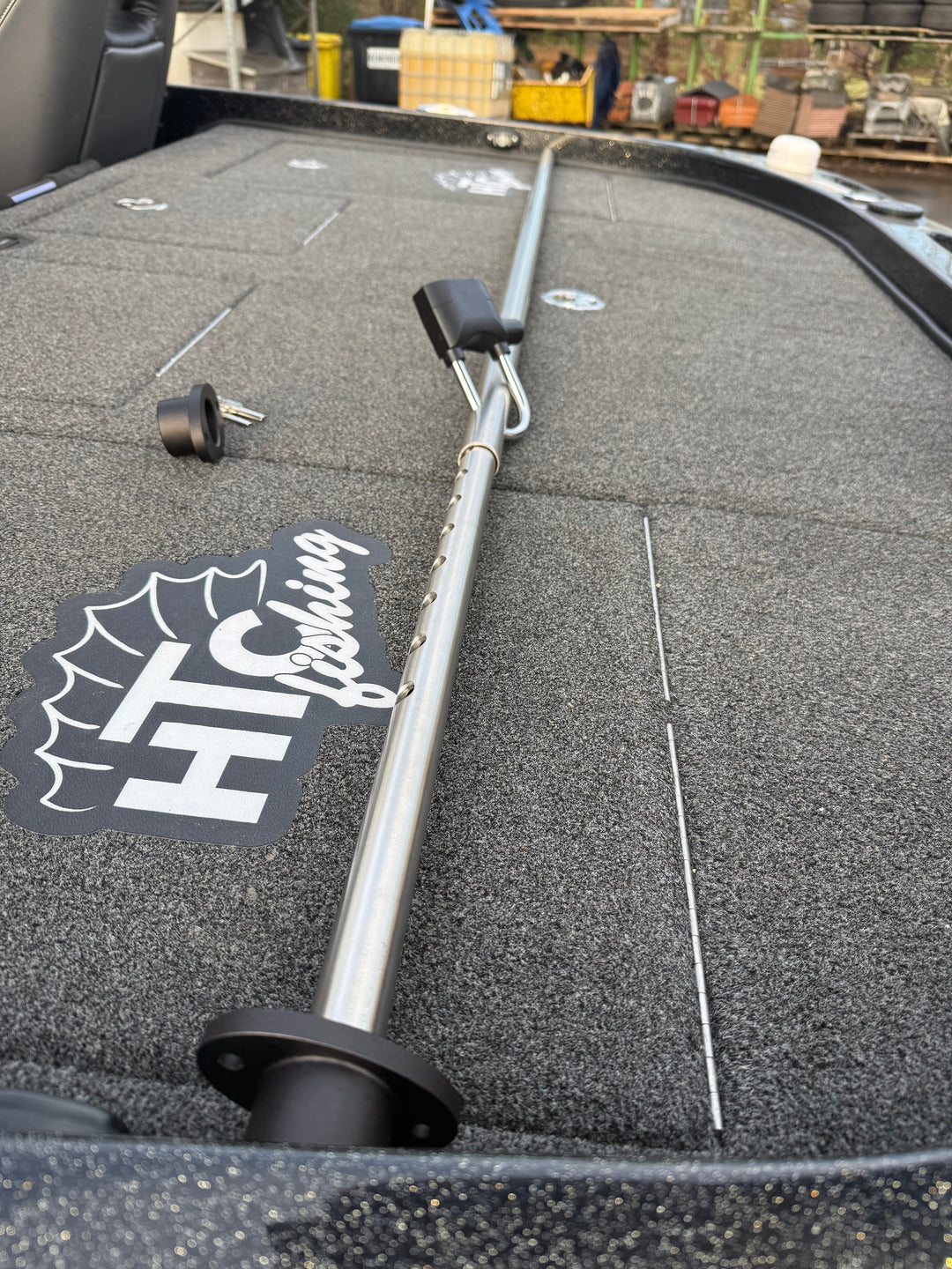 HTC Marinelock Staufach-Sicherung fürs Boot mit Edelstahlstange und Alarmschloss