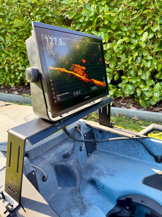 HTC depth sounder mount kayak for Hobie PA12 