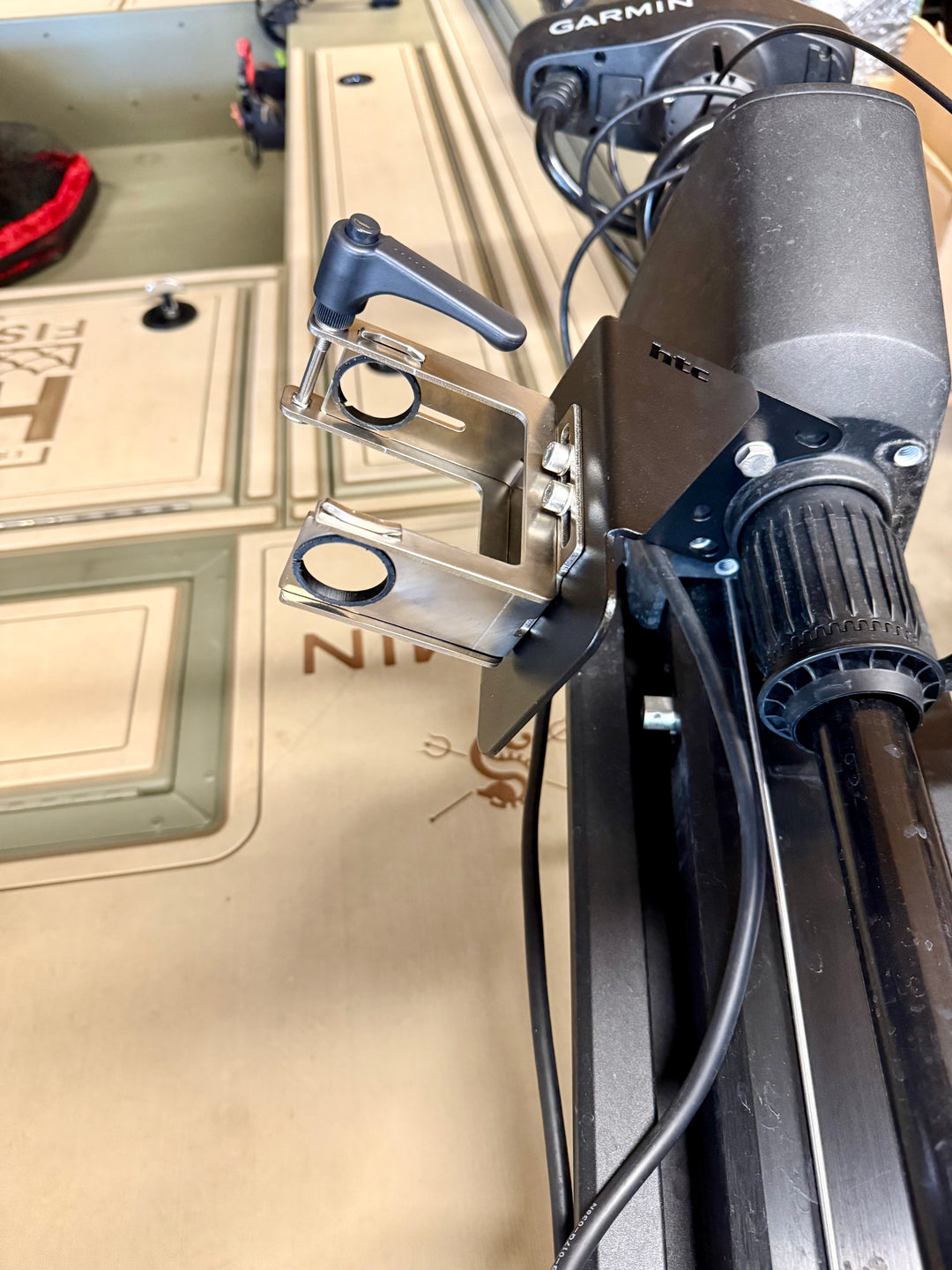 HTC clamp holder for Humminbird MEGA 360°