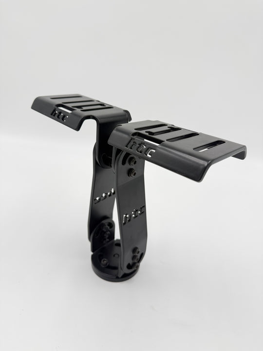 HTC Echolothalterung Pro Frontansicht mit Gelenkarm