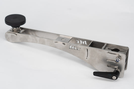 HTC Fußpedal lässt sich schnell gegen das herkömmliche Griffteil der Geberstange austauschen