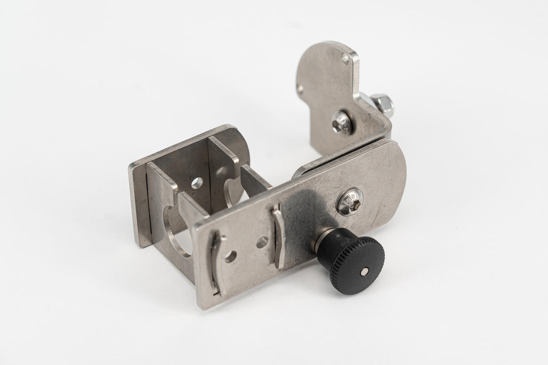 Spezielle Geberadapter der HTC Geberstange Ultralight sorgen für sicheren Halt des Gebers