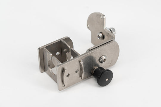 Spezielle Geberadapter der HTC Geberstange Ultralight sorgen für sicheren Halt des Gebers