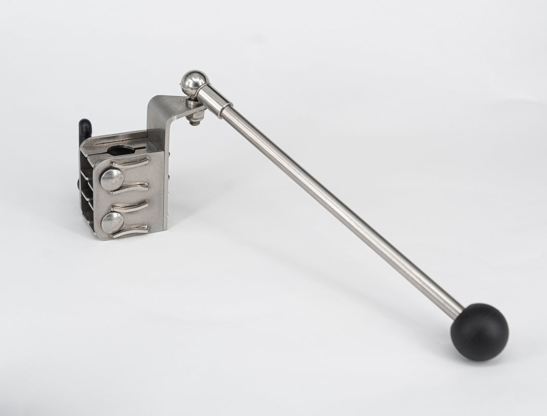 HTC Griffstückverlängerung mit Kugelgelenk aus V4A Edelstahl 1.4404 für präzise Geberstangen-Bedienung