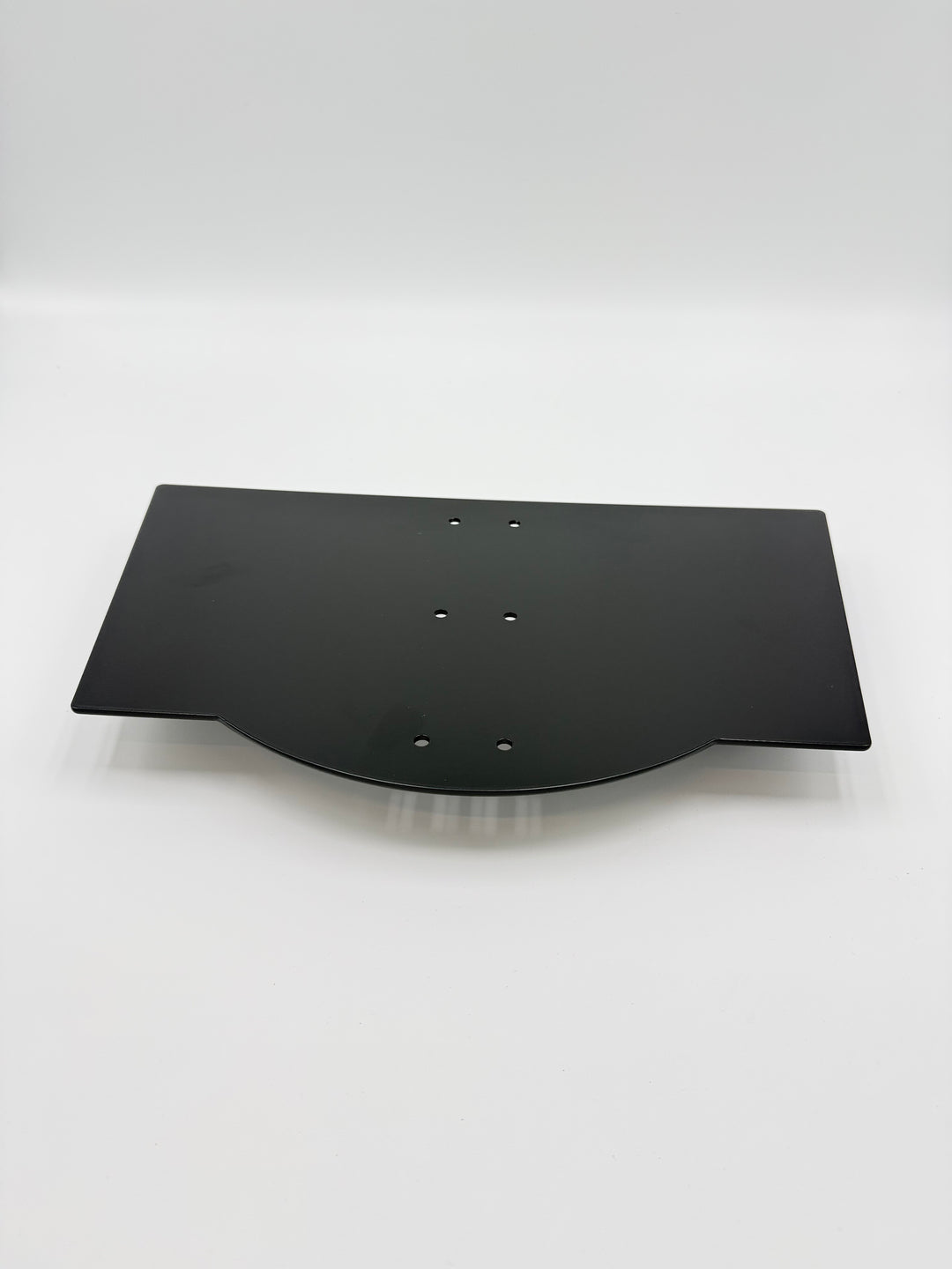 HTC Installationsplatte für Hobie Pro Angler 14 aus Aluminium, RAL 9005 schwarz struktur, zur sauberen Elektrik-Montage im Kajak