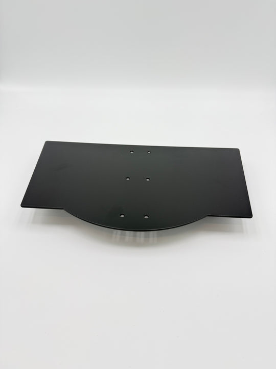 HTC Installationsplatte für Hobie Pro Angler 14 aus Aluminium, RAL 9005 schwarz struktur, zur sauberen Elektrik-Montage im Kajak